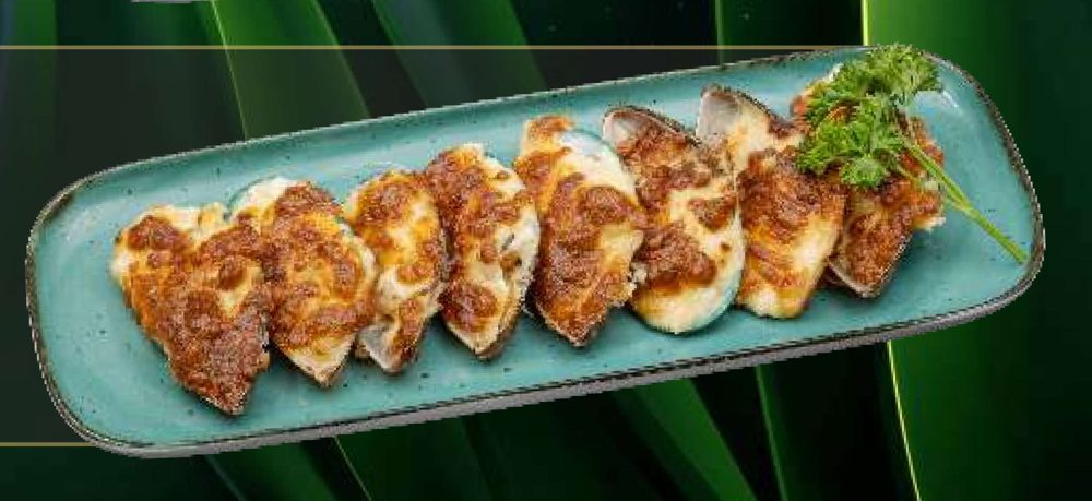 Tapas de Mexilhão Gratinado