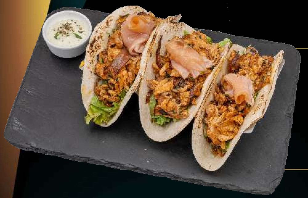 Tacos de Salmão (3 tacos)