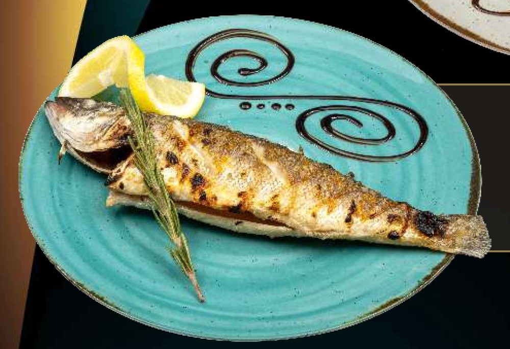 Robalo fresco grelhado